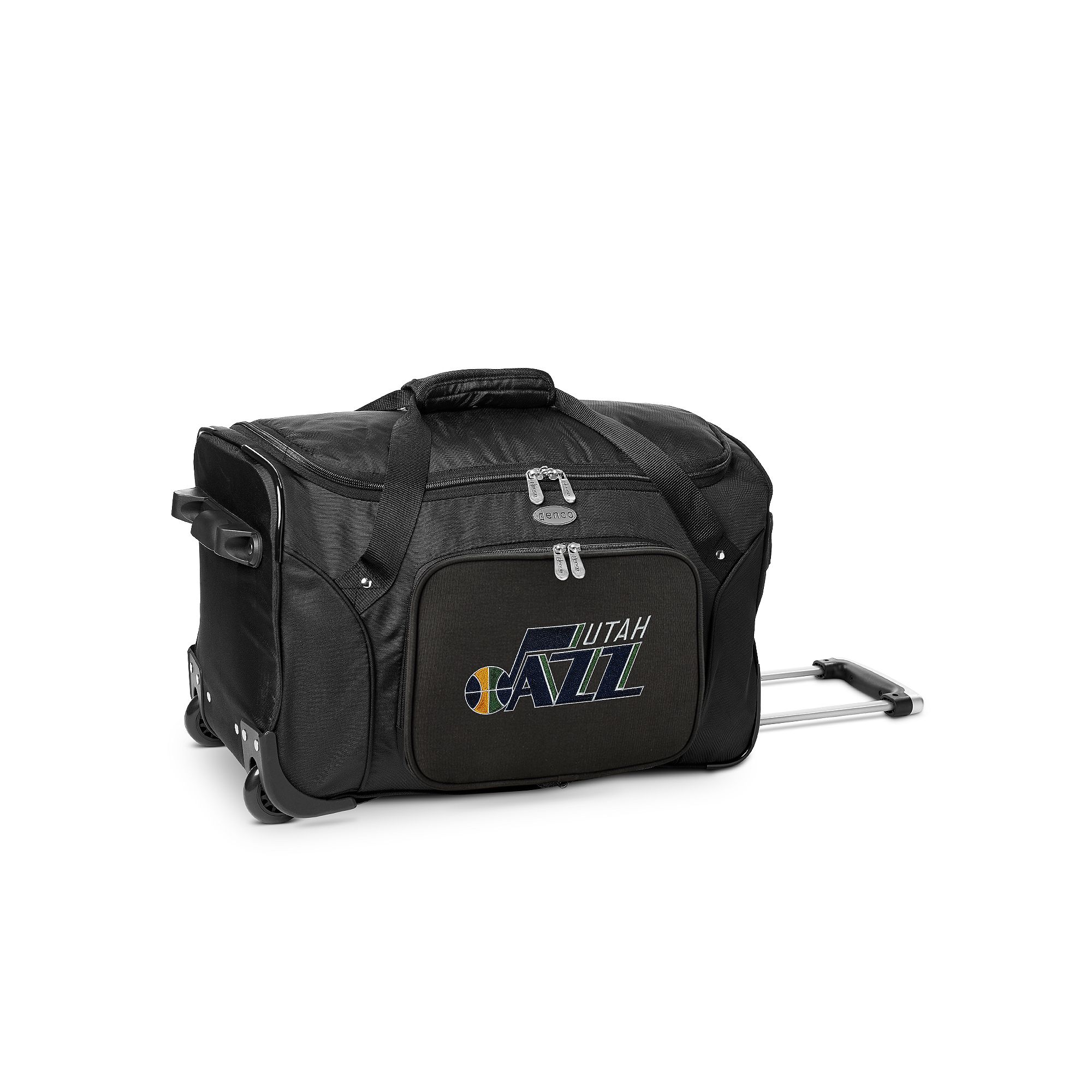 Denco Utah Jazz 22-Inch Wheeled Duffel Bag, Jaz Team