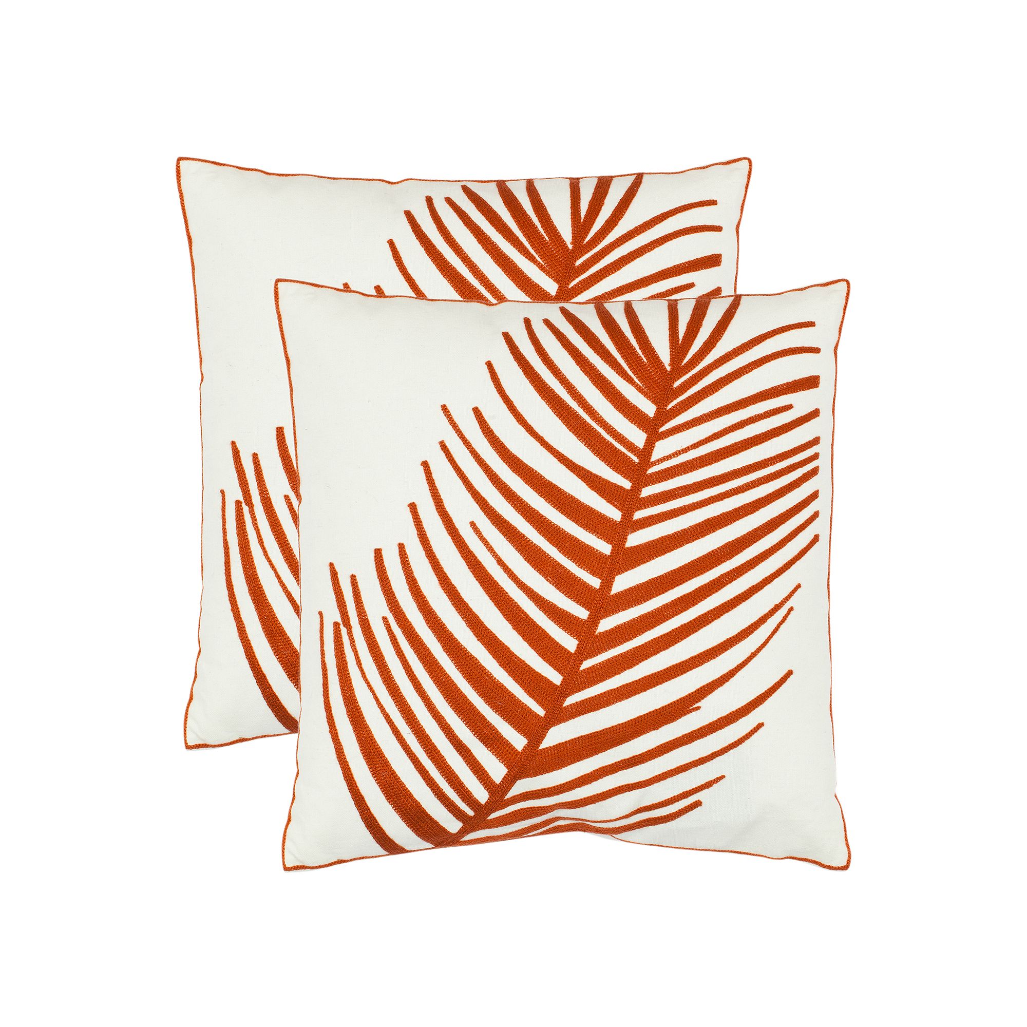 Safavieh 2-piece Remy Throw Pillow Set, Orange