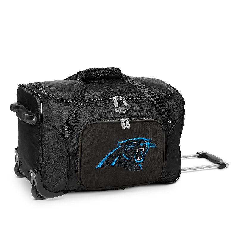 99510134 Denco Carolina Panthers 22-Inch Wheeled Duffel Bag sku 99510134