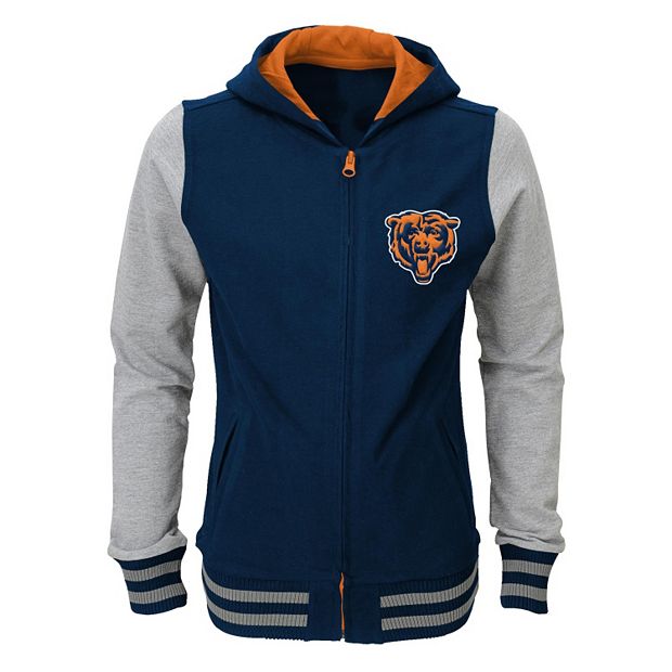 Chicago Bears Jacket, Bears Pullover, Chicago Bears Varsity Jackets, Fleece  Jacket