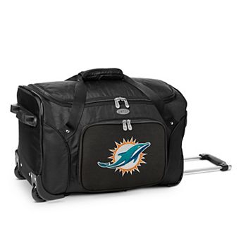 Denco Miami Dolphins 22-Inch Wheeled Duffel Bag