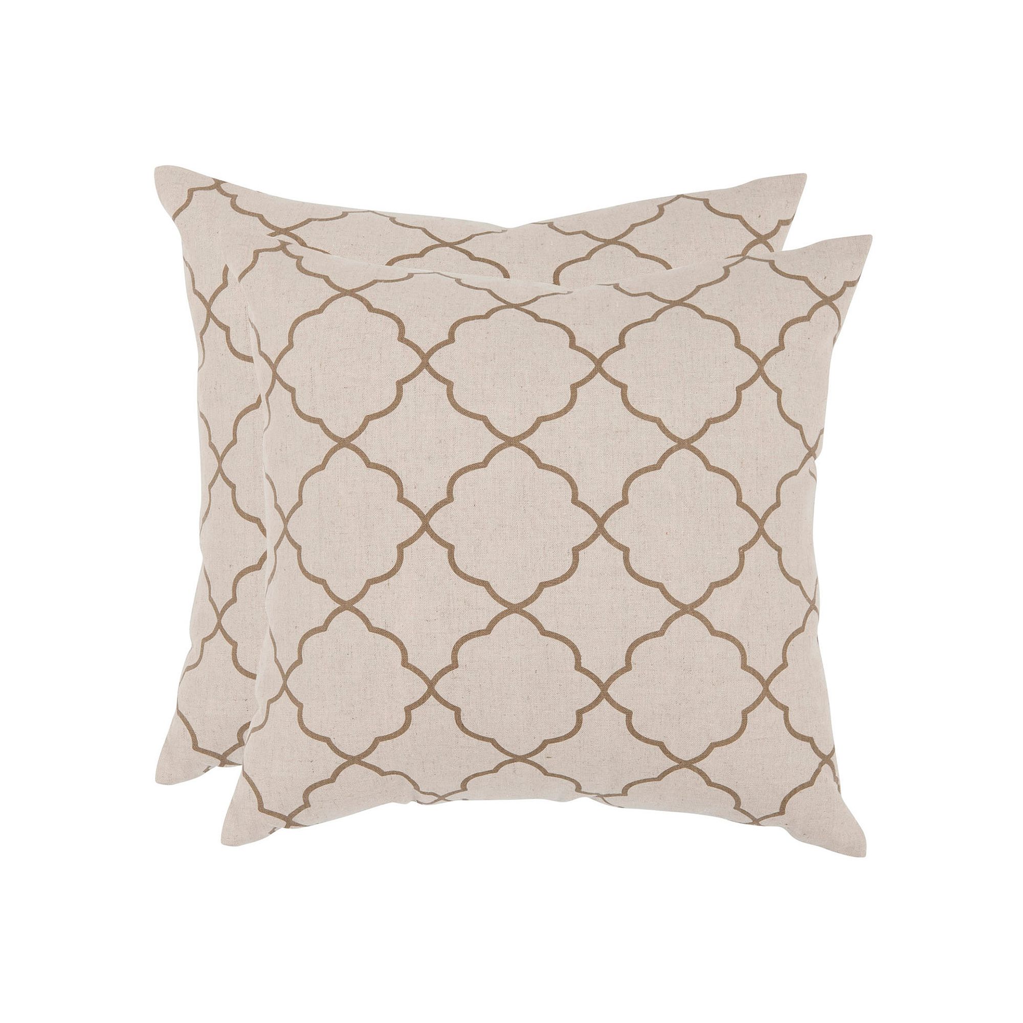 Safavieh 2-piece Sophie Throw Pillow Set, Brown