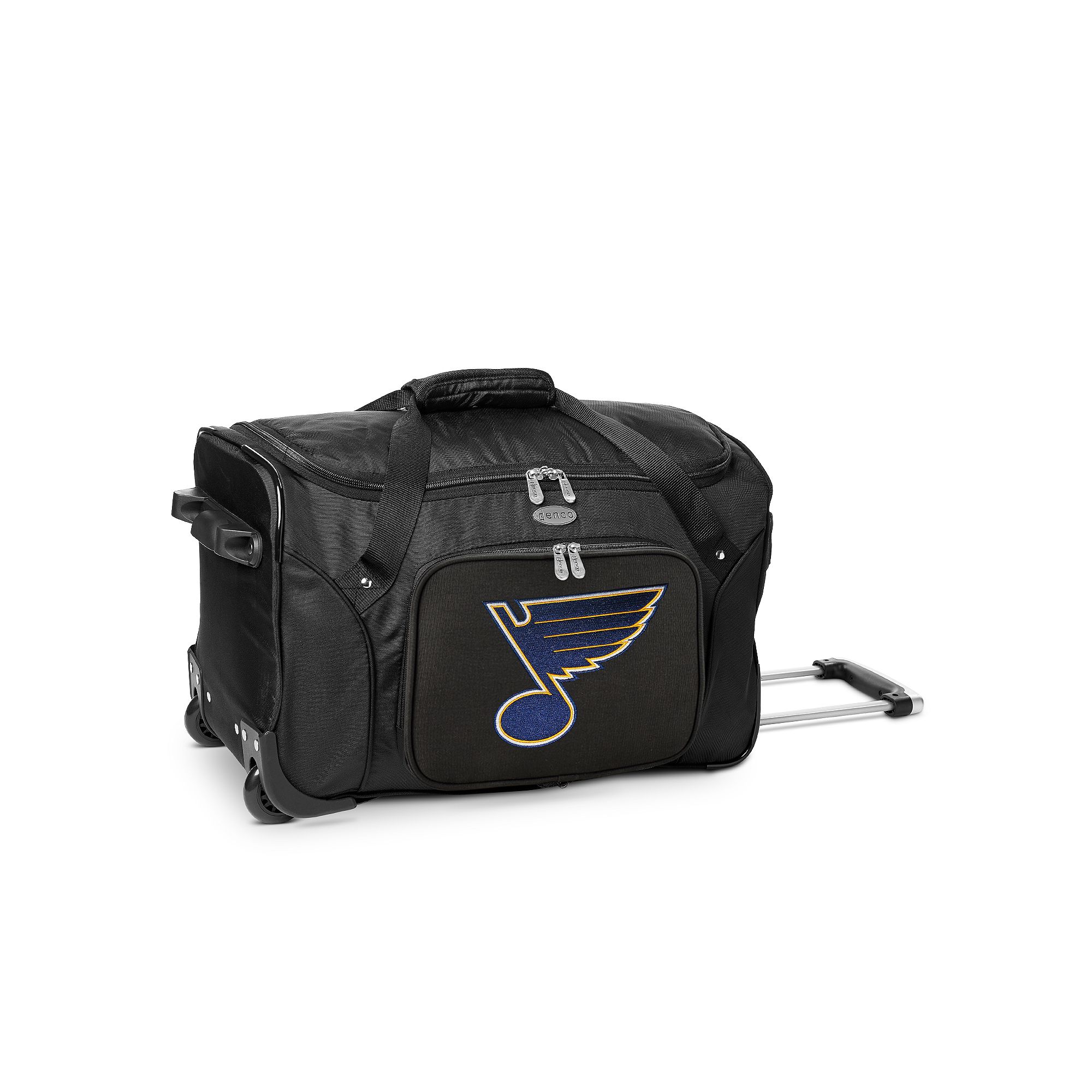 Denco St. Louis Blues 22-Inch Wheeled Duffel Bag, Team