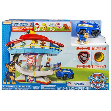 Paw Patrol Lookout Playset with 6 Pup Figures