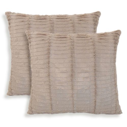 Oracle 2-piece Faux Fur Throw Pillow Set