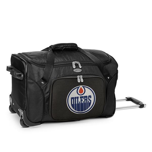 Denco Edmonton Oilers 22Inch Wheeled Duffel Bag