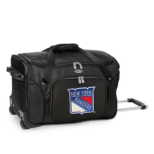 Denco New York Rangers 22Inch Wheeled Duffel Bag