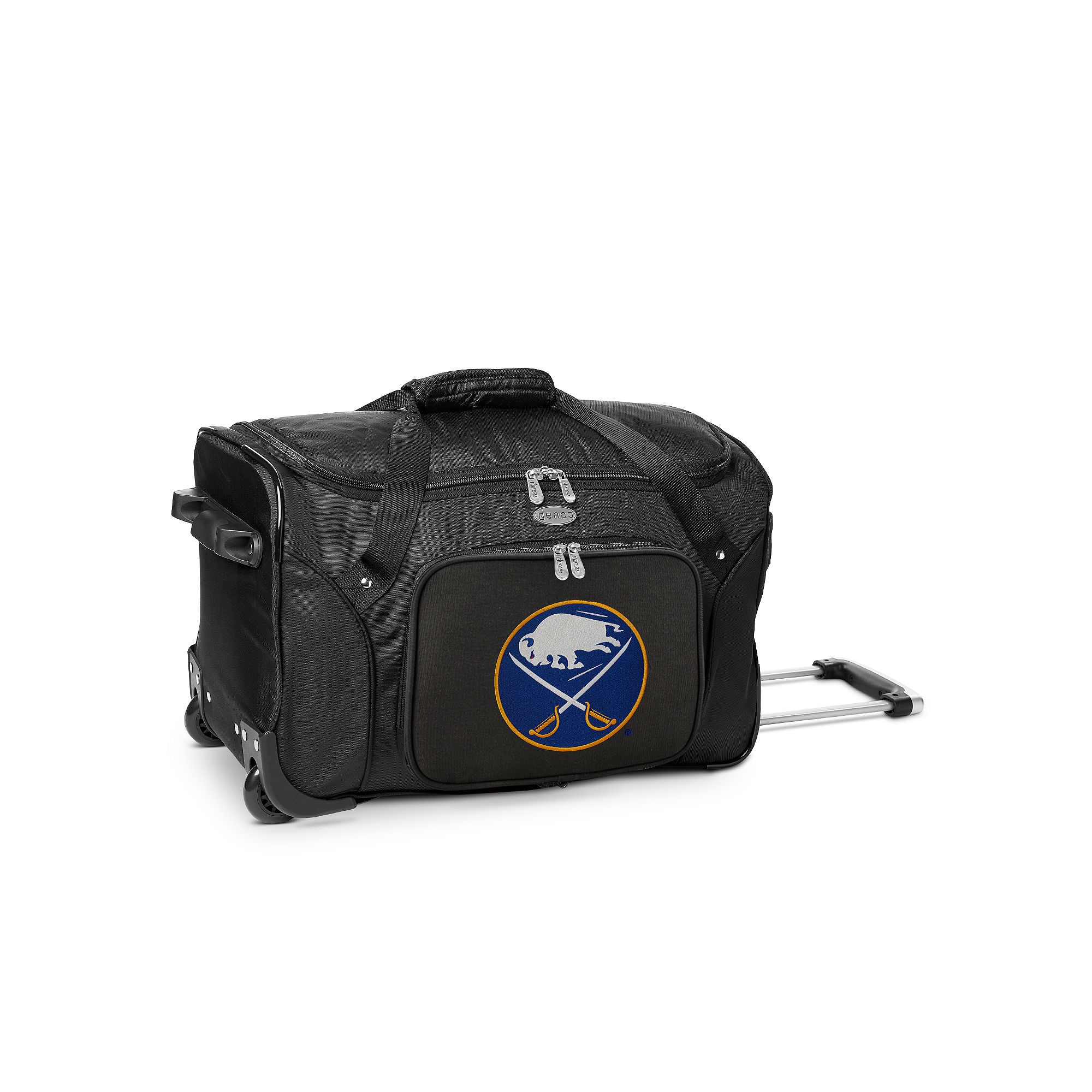 Denco Buffalo Sabres 22-Inch Wheeled Duffel Bag, Team
