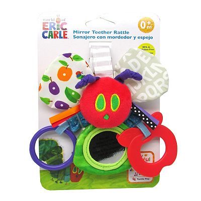 Eric Carle Hungry Caterpillar Mirror Teether Rattle