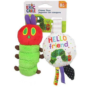 Eric Carle Hungry Caterpillar Chime and Crinkle Toy Set