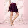 LC Lauren Conrad Runway Collection Pleated Velvet Skirt - Women's