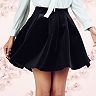 LC Lauren Conrad Runway Collection Pleated Velvet Skirt - Women's