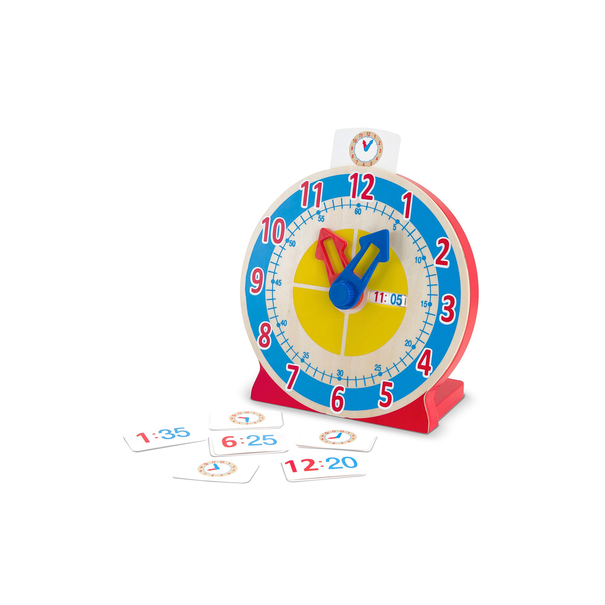 Melissa & Doug Turn & Tell Clock, Multicolor