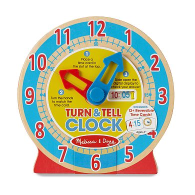 Melissa & Doug Turn & Tell Clock