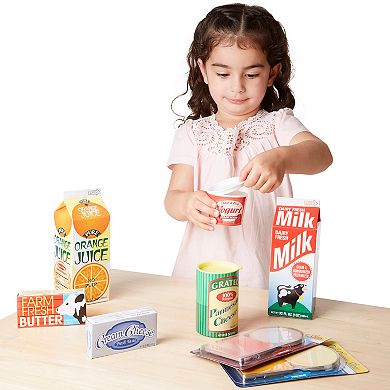 Let's Play House! Fridge Groceries Play Set by Melissa & Doug