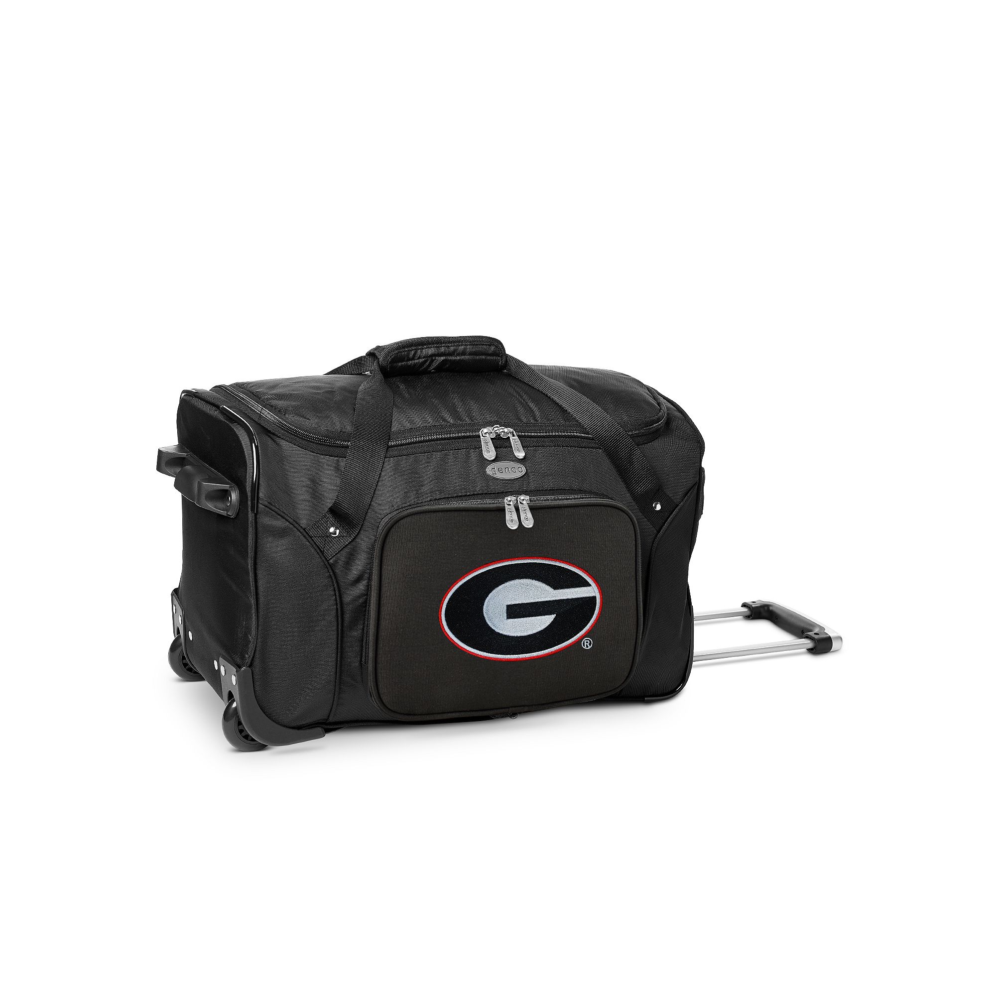 Denco Gonzaga Bulldogs 22-Inch Wheeled Duffel Bag, Zag Team