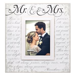 Malden ''Mr. & Mrs.'' Corinthian Script 5'' x 7'' Frame