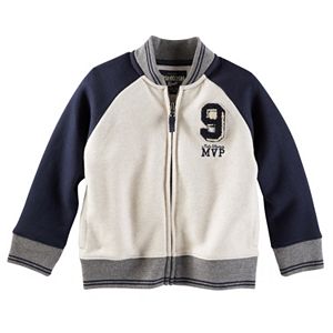 Boys 4-7 OshKosh B'gosh® Fleece Varsity Jacket