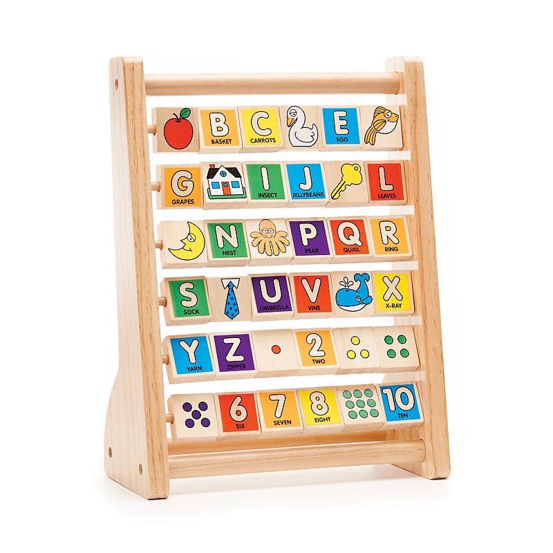 Melissa & Doug Alphabet Abacus, Multicolor