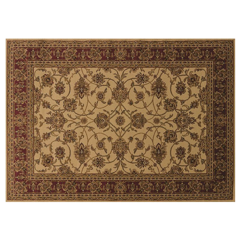 United Weavers Affinity Reza Floral Rug, Lt Beige, 8X10.5 Ft