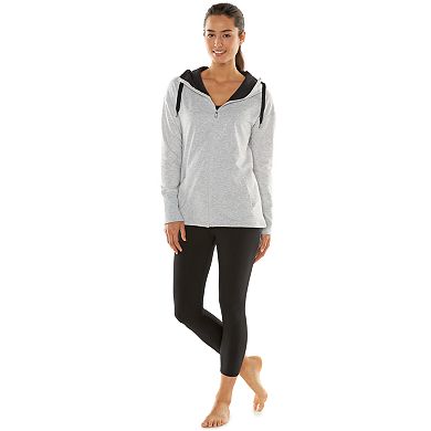 Women's Gaiam Studio to Street Gratitude Fleece Jacket