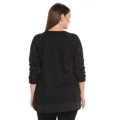 Plus Size Apt. 9® Embellished Sweatshirt