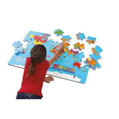 Educational Insights World Foam Map Puzzle