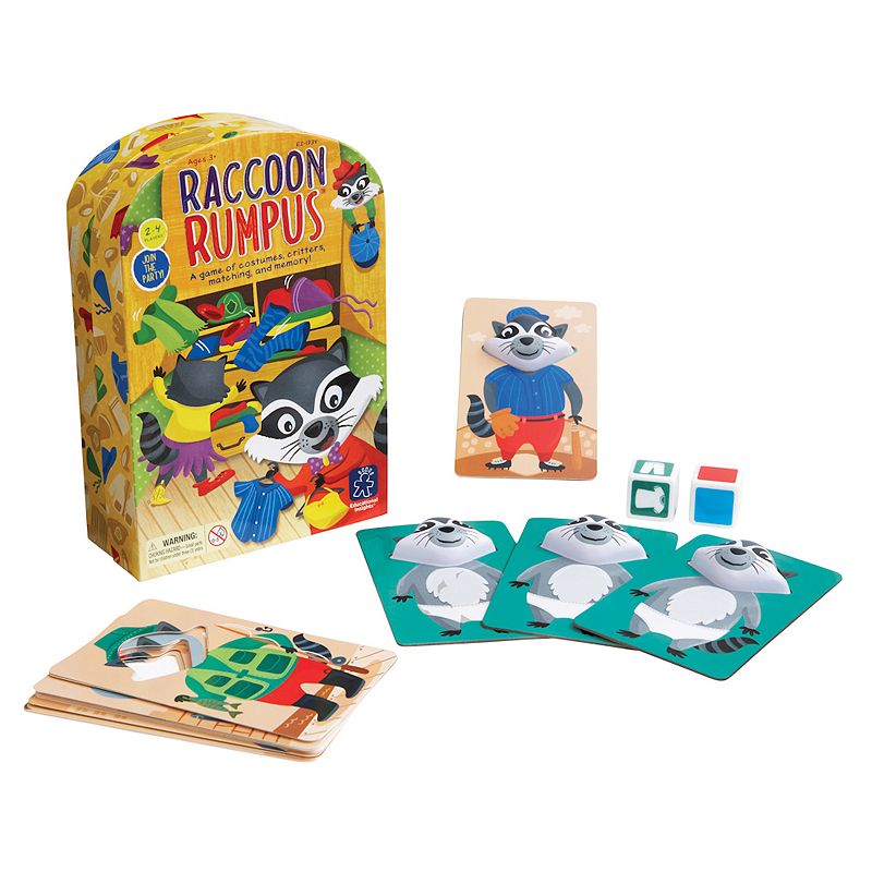 Educational Insights Raccoon Rumpus Game, Multicolor