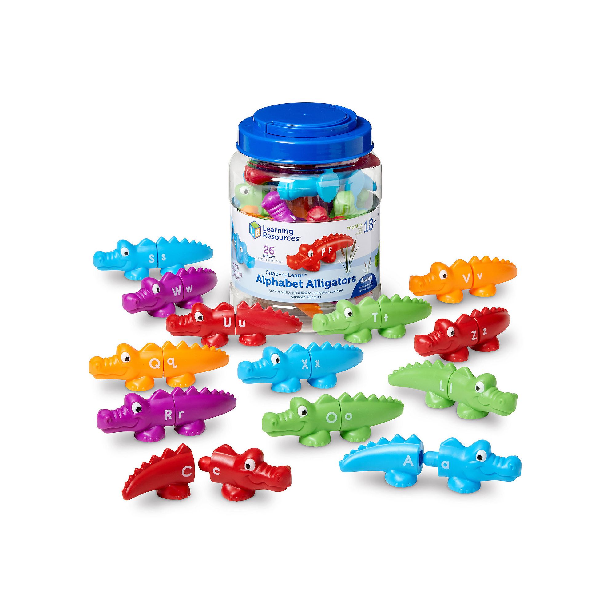 Snap-n-Learn Alphabet Alligators by Learning Resources, Multi