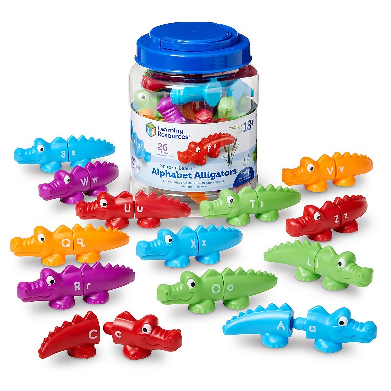 Snap-n-Learn Alphabet Alligators by Learning Resources, Multicolor