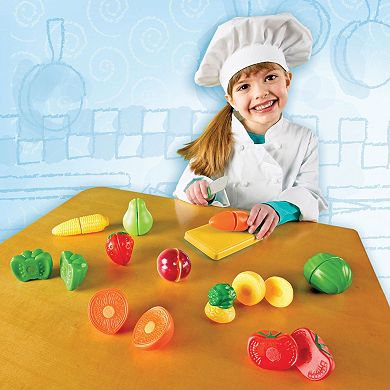 Learning Resources Pretend & Play Sliceable Fruits & Veggies
