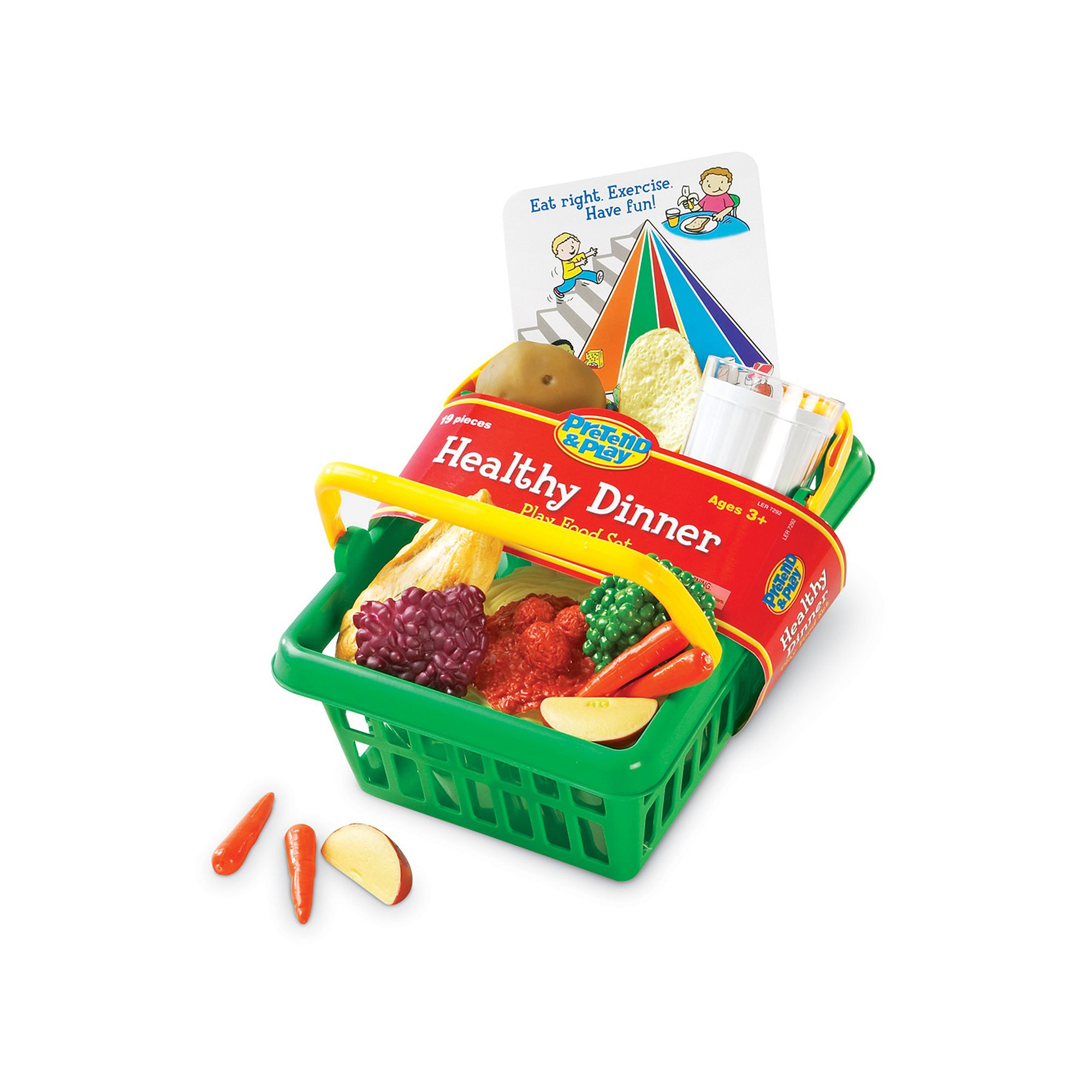 Learning Resources Pretend & Play Healthy Dinner Set, Multi