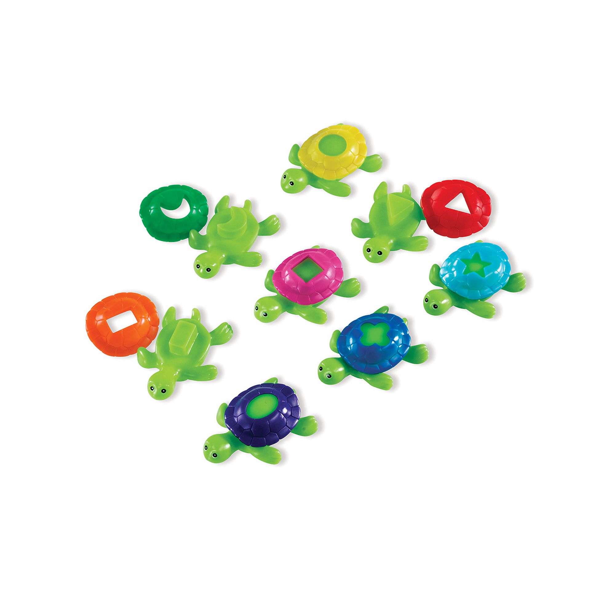 Learning Resources Smart Splash Shape Shell Turtles, Multi
