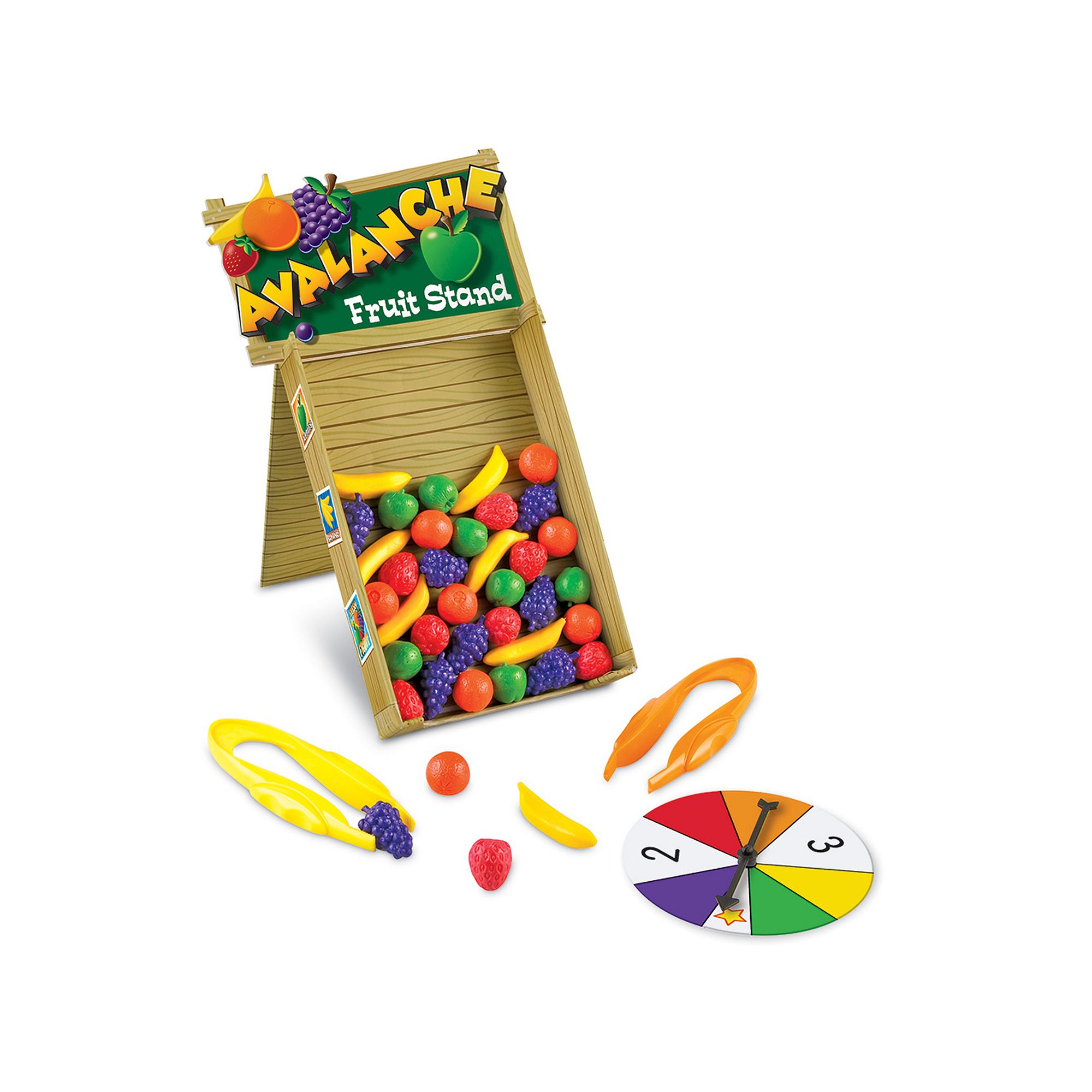 Avalanche Fruit Stand Game by Learning Resources, Multi