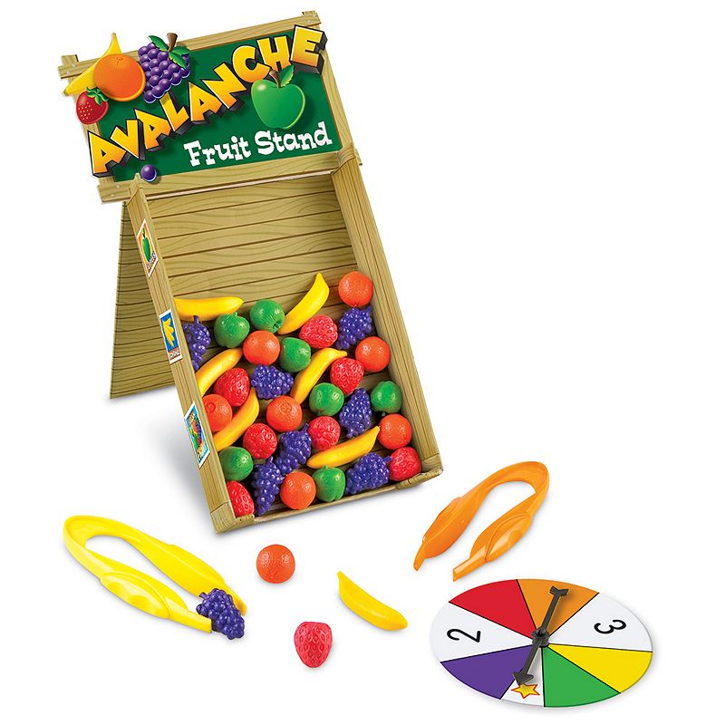 Avalanche Fruit Stand Game by Learning Resources, Multicolor