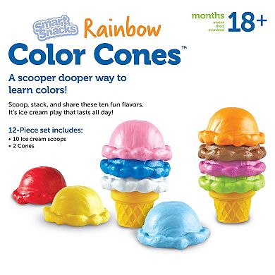 Learning Resources Smart Snacks Rainbow Color Cones