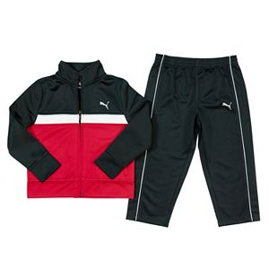Toddler Boy PUMA Tricot Colorblock Jacket & Pants Set