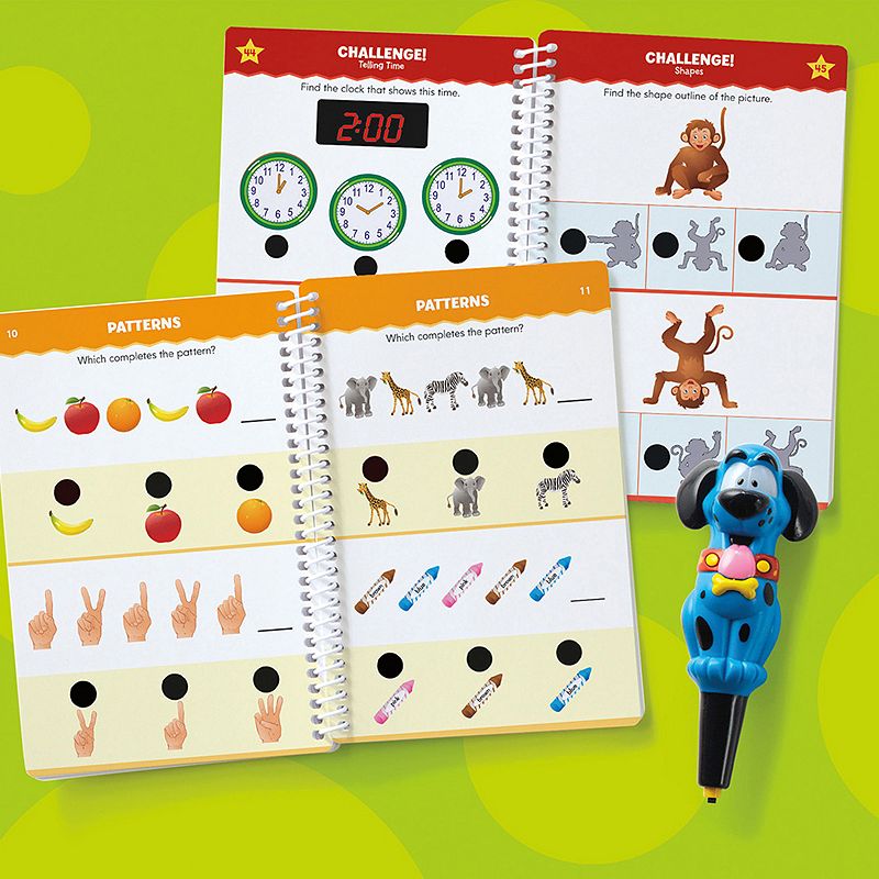 Educational Insights Hot Dots Jr. Lets Master Kindergarten Math Book Set, 