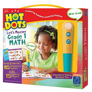 Educational Insights Hot Dots Let's Master Grade 1 Math Book Set