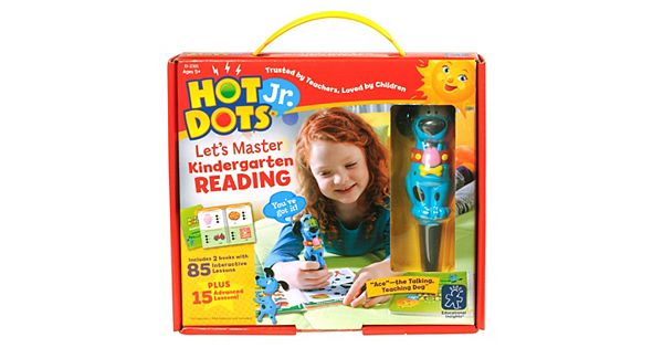 Educational Insights Hot Dots Jr. Let's Master Kindergarten Reading ...