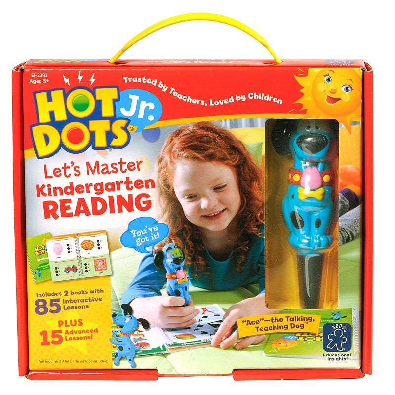 Educational Insights Hot Dots Jr. Lets Master Kindergarten Reading Book Se