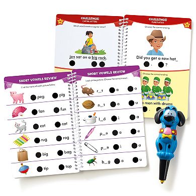 Educational Insights Hot Dots Jr. Let's Master Kindergarten Reading Book Set