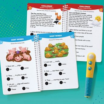 Educational Insights Hot Dots Jr. Let's Master Grade 1 Reading Book Set