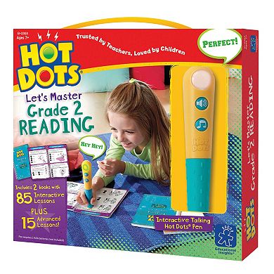 Educational Insights Hot Dots Jr. Let's Master Grade 2 Reading Book Set