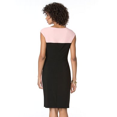 Women's Chaps Colorblock Sheath Dress