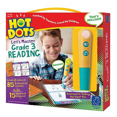 Educational Insights Hot Dots Jr. Let's Master Grade 3 Reading Book Set