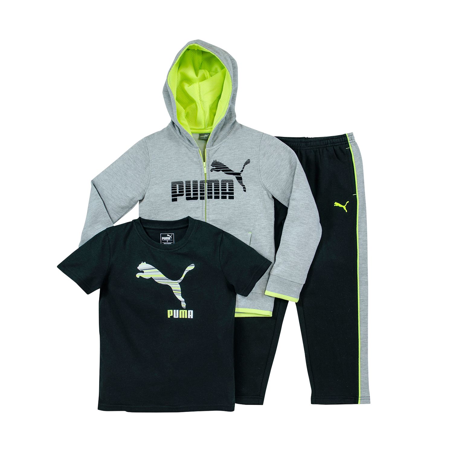 puma sweatpants and sweatshirt set