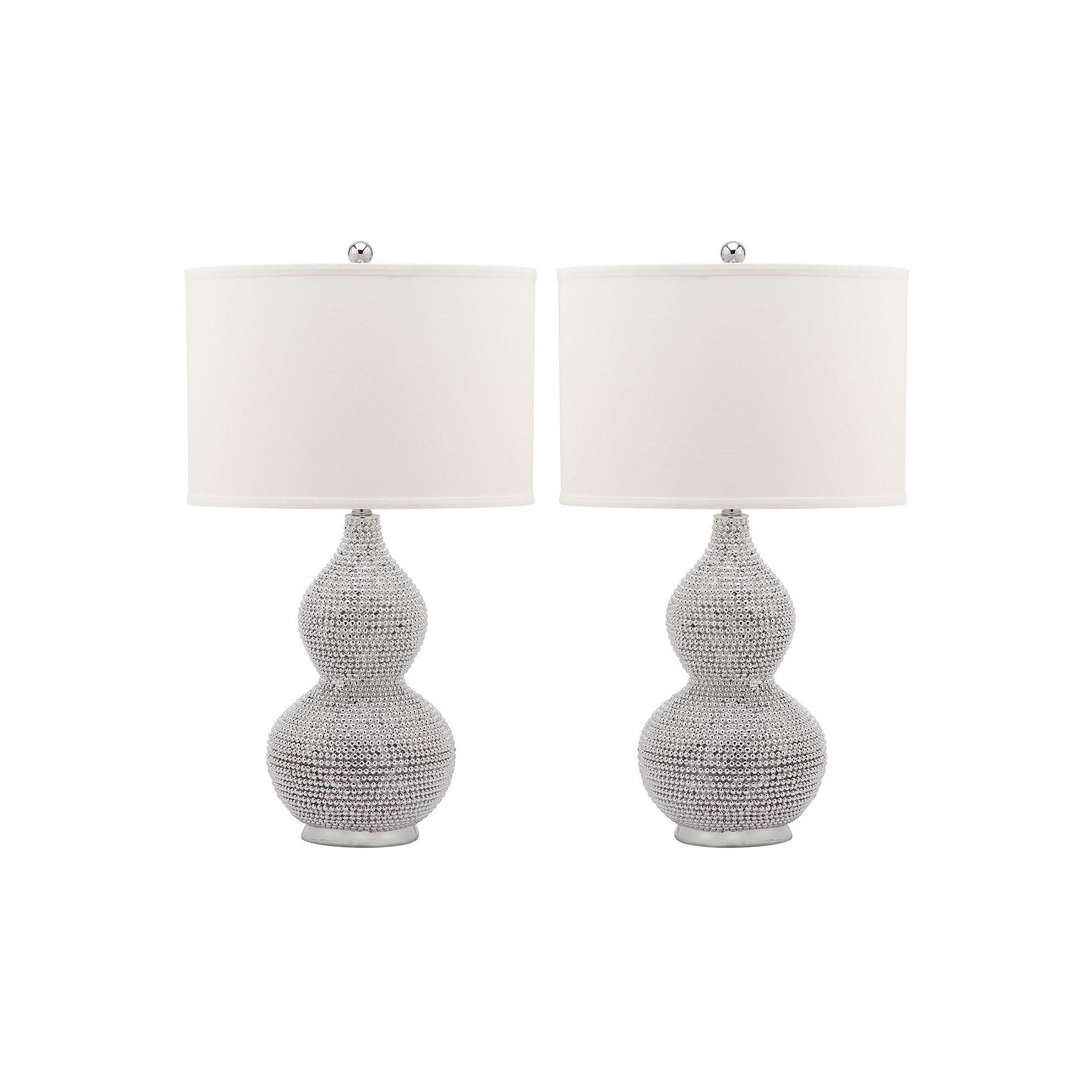 Safavieh 2-piece Nicole Lamp Set, White