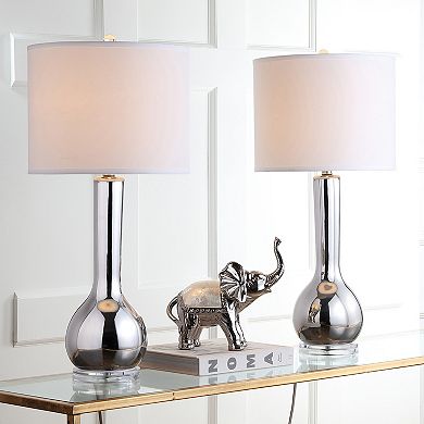 Safavieh 2-piece Long Neck Ceramic Table Lamp Set
