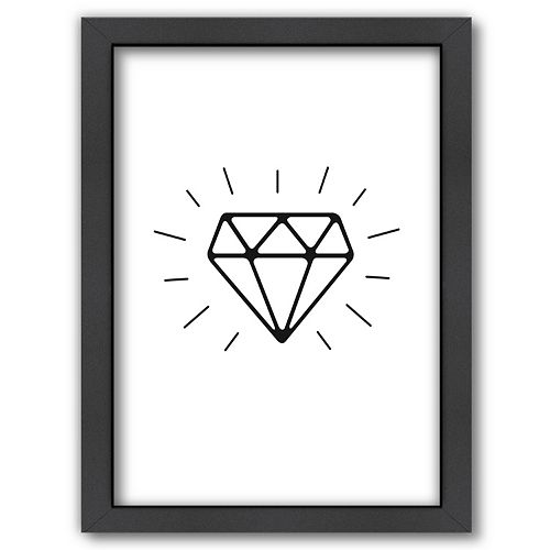 Americanflat Diamond Framed Wall Art